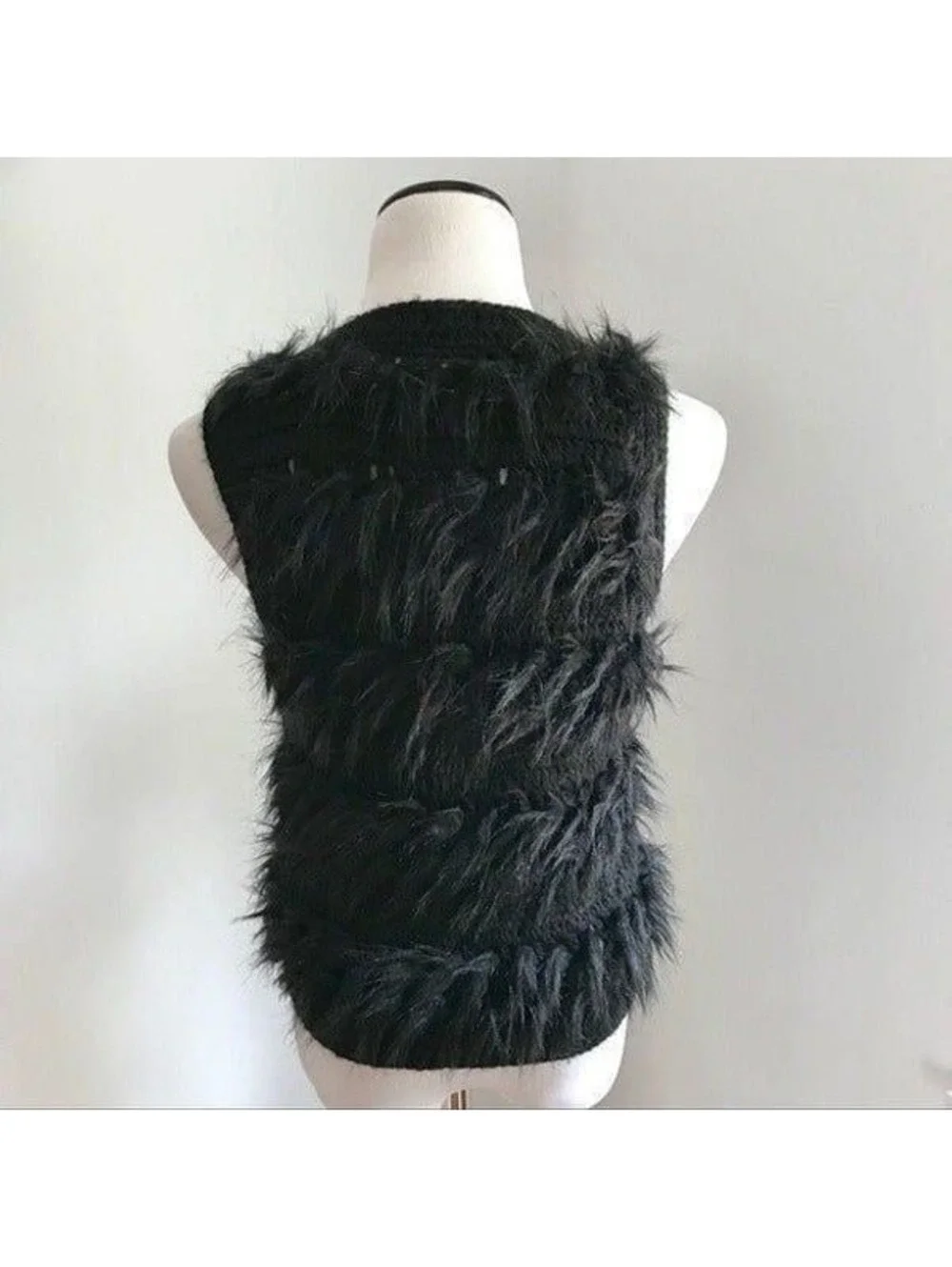 I Love H8l by Jeanne Pierre Furry Vest